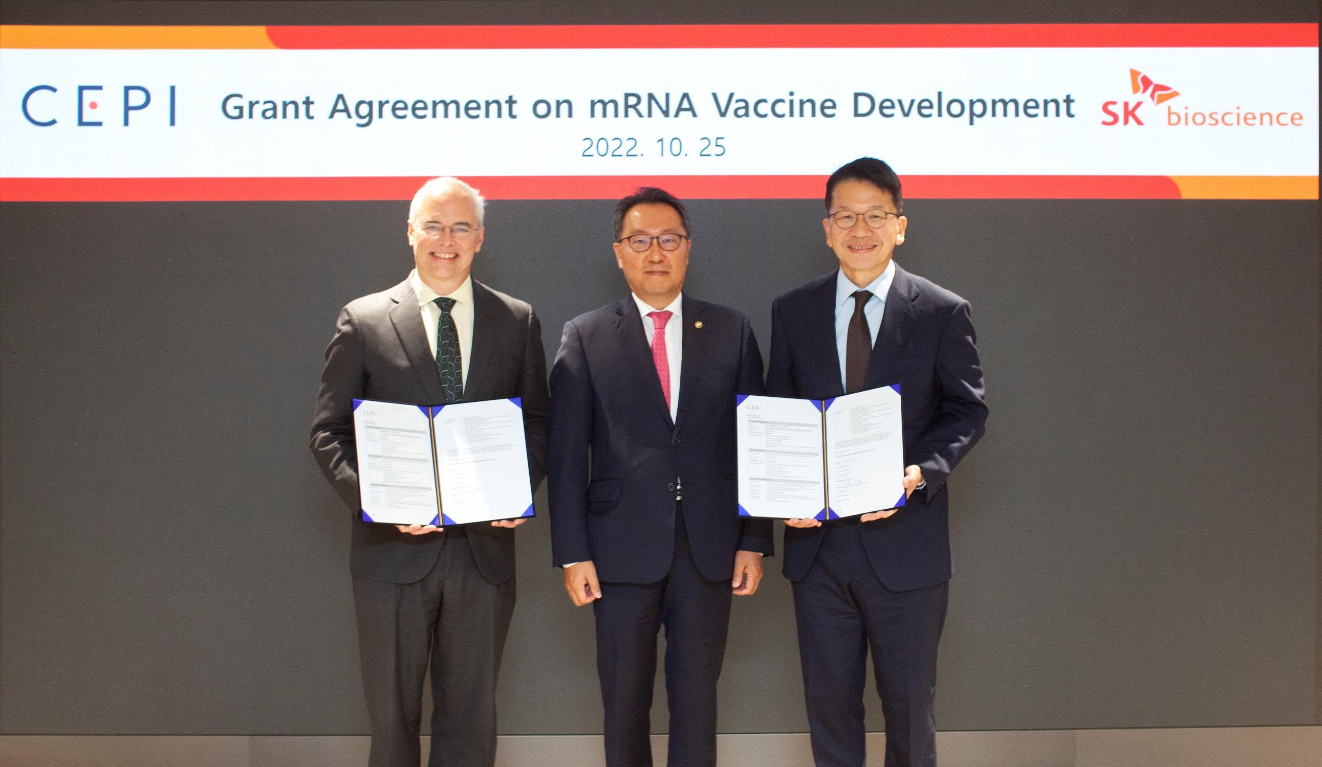 SK bioscience and CEPI Sign Agreement  to Develop mRNA Vaccines