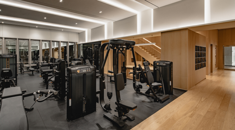 사내헬스장 실내 사진